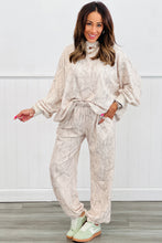 Load image into Gallery viewer, Khaki Camo Print Jogger Pants Set