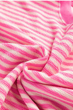 Load image into Gallery viewer, Purple Stripe Drop Shoulder Long Sleeve Top
