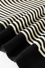 Load image into Gallery viewer, Purple Stripe Drop Shoulder Long Sleeve Top
